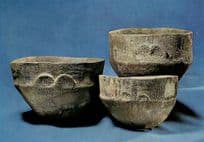 Antique Prehistoric Earthenware Vessels From 2000BC Postcard