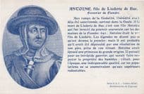 Antoine Fils De Liederic De Buc Forestier De Flandre Antique Postcard