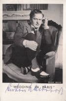Anton Walbrook Wedding In Paris Antique Film Musical Hand Signed Photo