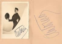 Antonio Moreno Silent Film Actor Hand Signed Autograph