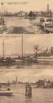 Anvers Yacht Club Harbour 3x Belgium Mint Old Postcard s