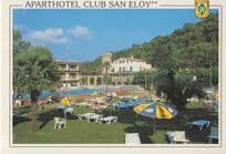 Aparthotel Club San Eloy Spain Rare Hotel Swimming Pool Postcard