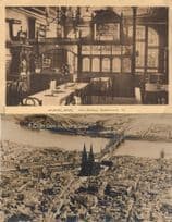 Apostel Brau Coln Mulheim Hotel Pub Inn 2x Old German Postcard