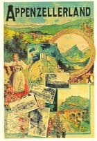 Appenzeller Bahn Railway 1908 Travel Bridges Switzerland Postcard