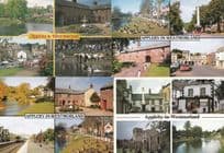 Appleby In Westmorland 4x Postcard incl Tourist Centre Almshouses Moot Hall