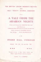 Arabian Nights British Legion Cookham Berkshire Theatre Programme