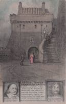 Argyll Tower Edinburgh Castle Seal Archibald Campbell Phillimore Postcard