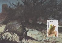 Armadillo Canada Canadian 1987 First Day Cover Postcard