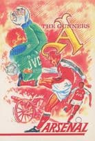Arsenal Football 1992 Team David Seaman Painting Postcard