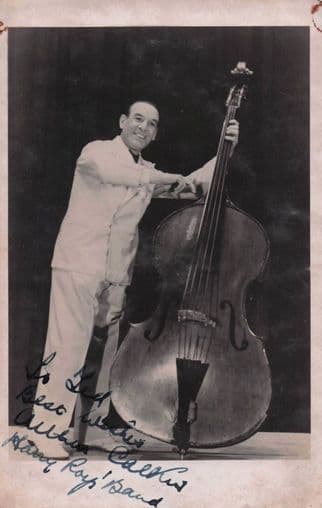 Arthur Calkin of Harry Roy Jazz Band Antique Hand Signed Postcard