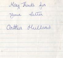 Arthur Mullard Hand Signed Autograph Ephemera