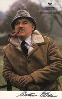 Arthur Pentelow Emmerdale Hand Signed Cast Card Photo