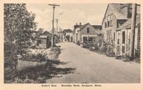 Artists Row Bearskin Neck Rockport Mass USA Rare Old Postcard