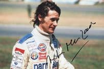 Arturo Merzario F1 Motor Racing Driver GIANT Hand Signed Photo