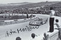 Arturo Merzario Formula 1 Motor Racing GIANT 12x8 Hand Signed Photo