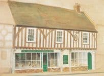 Ashbourne Derby Gingerbread Shop Painting Postcard