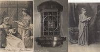 Ashes Of Ellen Terry Funeral Edwardian Actress London 3x Old Postcard s