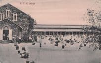 ATA Deolali Military Hospital Billiard Games India Antique Postcard