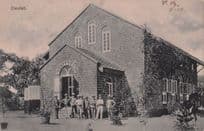 ATA Deolali Military Hospital Soldiers Outside WW1 India Old Postcard