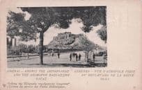 Athenes Boulevard Bicycle Antique Greek Postcard