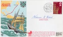 Atlantic Crossing WE Evans Mayor Of Plymouth Hand Signed 1978 FDC