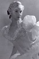 Audrey Hepburn In Cinderella Pink Frilly Vintage Dress Stunning Photo Postcard