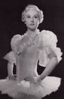 Audrey Hepburn Modelling Ballerina Tutu Dress Photo Postcard