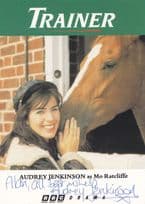 Audrey Jenkinson Trainer BBC Horse Racing Show Knightmare Hand Signed Cast Photo