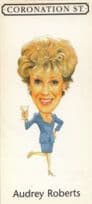 Audrey Roberts Coronation Street Unique Tiny Miniature Collectors Card