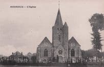 Audruico L'Eglise Church Rare French Old Postcard
