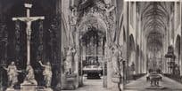 Augsburg San Ulrich U Afra 3x Real Photo Religious German Postcard s