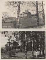 Aulestad Follebu 2x Norway Real Photo Old Postcard s