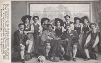 Austrian Tyrolean Music Victorian Band Tobias Wilhelm Farmer Antique Postcard