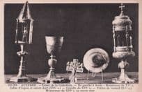 Auxerre Tresor Cathedrale Antique Altar Chalice Icons French Old Postcard
