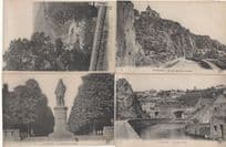 Avallon La Statue Le Pont Du Cousin 4x French Old Postcard s
