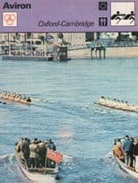 Aviron Boat Race 1972 Olympic Games Vintage Card