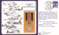 Award Of The Military Medal Flying Officer John Warner Hand Signed FDC