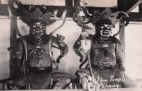 Ayer Itam Buddhist Temple Penang Malaysia Old Real Photo Postcard