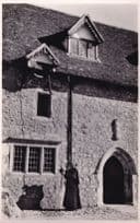 Aylseford Priry Kent Monk Ringing Bell Antique RPC Postcard