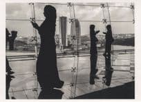 Azul Adnan Communications Silhouette Skyscraper Kuala Lumpur Malaysia Photo Postcard