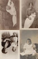 Baby Toddler 4x Antique Children Postcard s incl Exeter