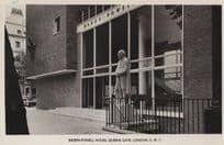 Baden Powell House Statue Boy Scouts Vintage London Real Photo Postcard