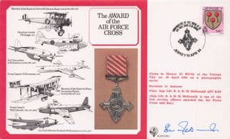 BADM McDonald Award Of The Air Force Cross WW2 Hand Signed FDC