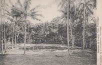 Badplaats Bij Soember Patjar Antique Malaya Postcard