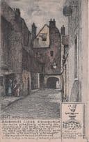 Bakehouse Close Edinburgh Murdered Marquis Scottish Phillimore Postcard