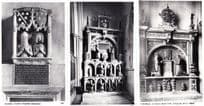 Bakewell Church Derbyshire Monument Derby 3x Real Photo Postcard