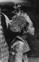 Bali Indonesia Glamour Lady Vintage PB Real Photo Postcard