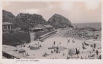 Balneario Salinas Beach Chile Valparaiso Old Postcard