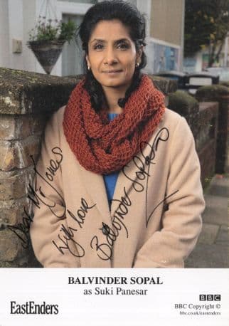 Balvindar Sopal as Suki Panesar RARE Eastenders Hand Signed Cast Photo