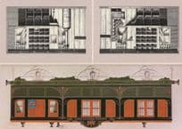 Banhpostwagen Preuben 1859 Train German Postal History Postcard
